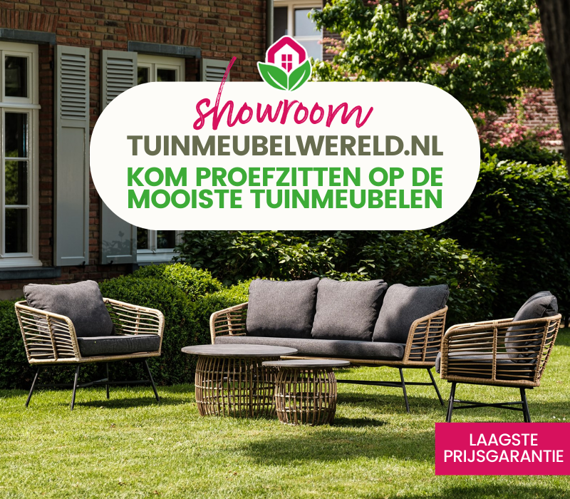 Bezoek de Tuinmeubelwereld.nl showroom in tuincentrum Huis & Tuin Hoogeveen!