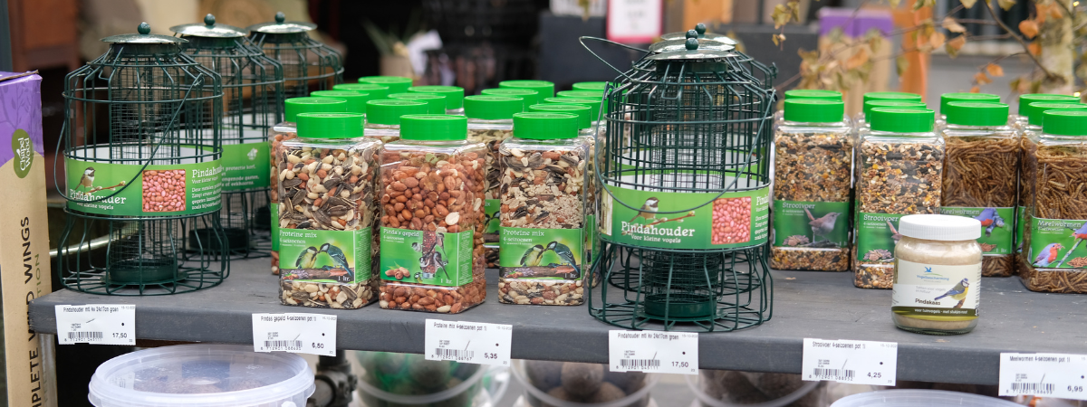 Ontdek ons assortiment voor tuinvogels!