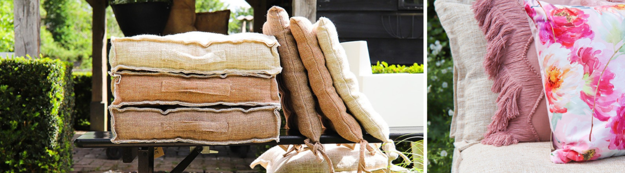 Tuinkussens in allerlei soorten en maten koop je bij tuincentrum Huis & Tuin Hoogeveen!